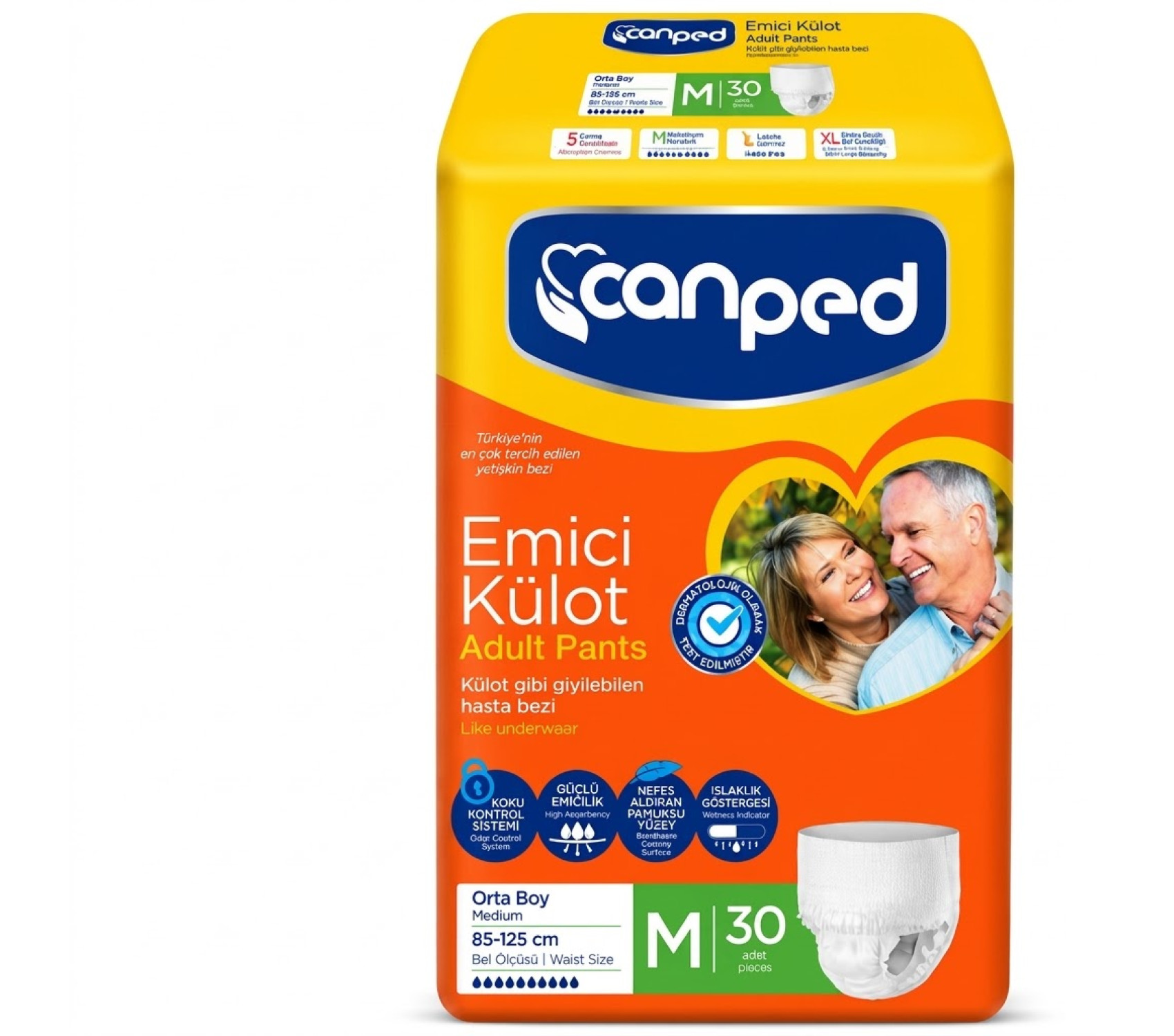 Canped Külot Yetişkin Hasta Bezi (Medium) Canped Külot Yetişkin Hasta Bezi (Medium)