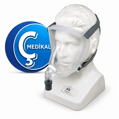 CPAP-BPAP Tam Yüz Maskesi CPAP-BPAP Tam Yüz Maskesi